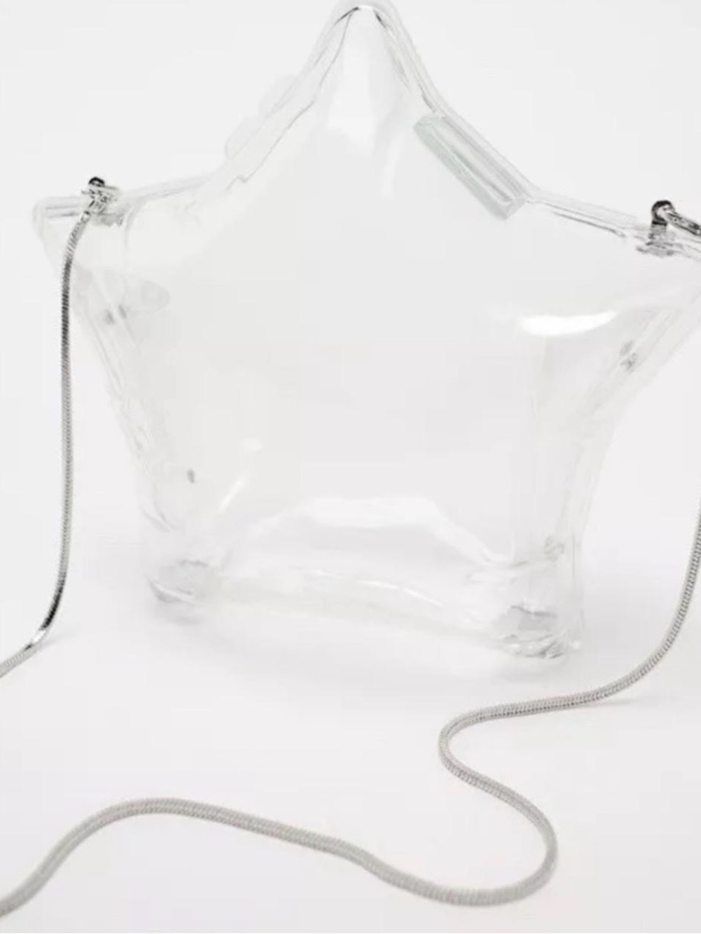 Zara Clear Star-Shaped Crossbody Bag